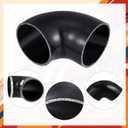 Tandefio 90 Degree Elbow ID 4'' (102mm) Silicone Hose Coupler, 4 Ply Thickness 5mm Silicone Pipe Intake Pipe with T Bolt Clamps for Turbo Intercooler Intake Piping