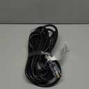 25Ft 12/3 Outdoor Extension Cord with 3-Outlets, Heavy Duty 12 Gauge 3 Prong Extension Cord Waterproof with Lighted end, 15A 12AWG 1875W SJTW, ETL Listed - Great for Garage, Garden and Home, Black