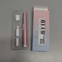 Upgraded Eyebrow Trimmer, Precision Electric Eyebrow Razor for Women Battery-Operated Facial Hair Remover with Comb No Pulling Sensation Painless for Face Chin Neck, Upper-Lip, Peach-Fuzz (Coral Pink)