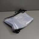 SUNEE Plastic Mesh Zipper Pouch 7.8x10.8 in (Black, 18 Packs),Extra Large Water-Resistant Zip Bag for School Office Supplies, Puzzles & Games Organizing Storage