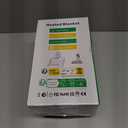 Heated Blanket Electric Throw, Soft Flannel Heating Blanket with 8 Hours Auto Off 10 Fast Heating Levels Machine Washable Sherpa Heated Blanket with Overheating Protection (Throw (50" x 60"), Gray)