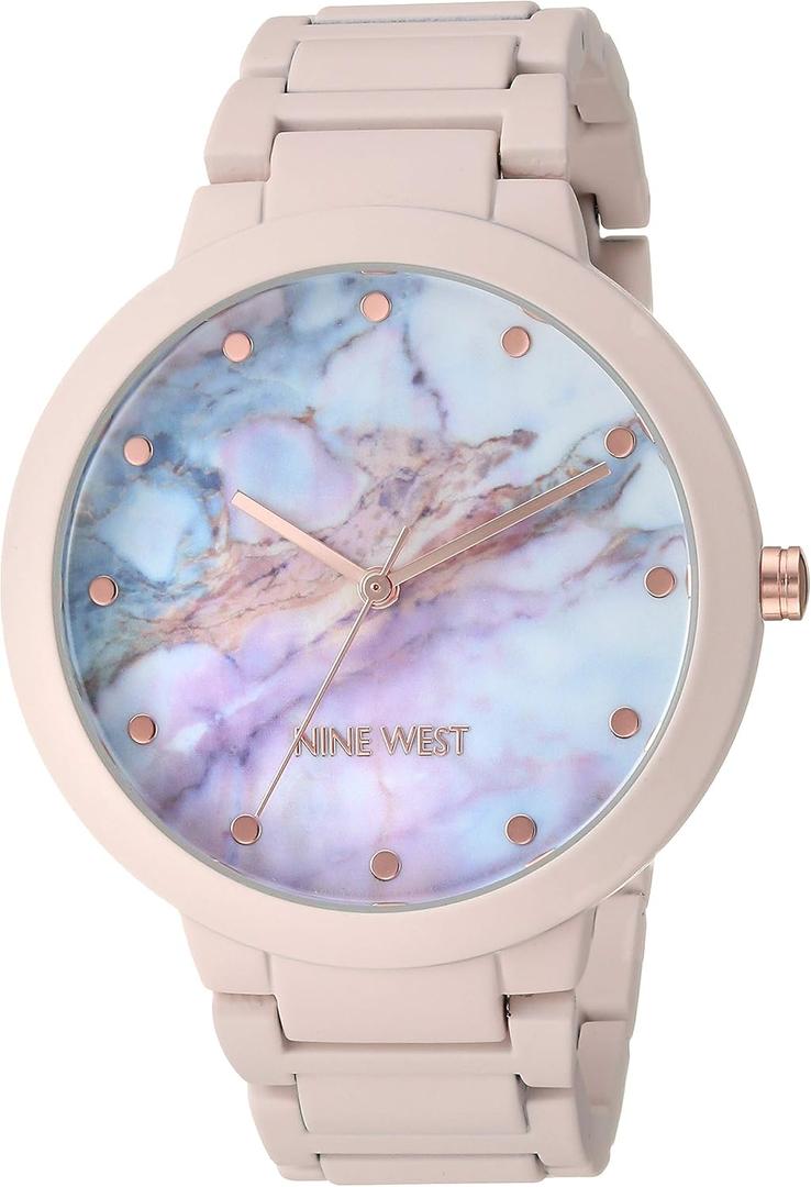 Nine West Women's Rubberized Bracelet Watch