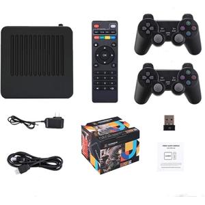 G11 Pro Game Box 4K HD TV Game Stick Video Game Console 256G Built in 60000+ Retro Games Portable Game Player Wireless Gamepad (256G 60000+Games)
