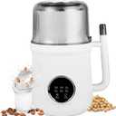 Nut Milk Maker 32oz – Mini Plant Based 7-in-1 Homemade Milk Maker Machine – Multi-Functional Automatic Soy Milk Maker – Almond, Cashew, Soy, Oat, & Juice – Boil Water/Delay Start/Self-Clean