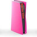 Face Plates Cover Skins Shell Panels for PS5 Disc Edition Console, Accessories for PlayStation 5 Protective Faceplates (Nova Pink)