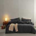 Bed Sheets Set, Bedding Sheets Pillowcases Kit, Twin Bed Set, Hotel Bedding, Home Decor(Black) C96