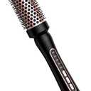 Thermal Brush Creates 90's Voluminous Style, Non-Blowing Heated Round Brush, 1 1/2 Inch Hot Curling Brush with Adjustable Temp, Easier & Faster & Smoother, Dual Voltage for Travel