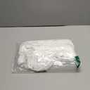 GOBLES Women's Sexy Off The Shoulder Twist Wrap Short Sleeve Ruched Bodycon Midi Party Dress (Large, White)