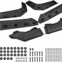 KEMIMOTO Fender Flares Compatible with Can Am Defender HD 5/ HD8/ HD10 and Defender MAX 2016-2026, Front and Rear Extended Mud Guards, Replace OEM #715006821 715002424 715006822