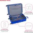 SwissGear 7366 Signature Hardside Expandable Luggage with Spinner Wheels, TSA Lock, Cobalt, Checked-Large 27-Inch