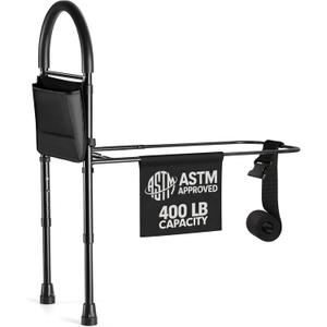 Medical king Bed Rails for Elderly Adults Safety Bed Assist Rails for Seniors with Adjustable Heights ASTM Approved Easy to get in or Out of Bed with Floor Support