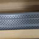 FlowGuard USA Made Professional DIY 5 Inch High Clearance 50-Year Gutter Cover System - Matte - Aluminum Gutter Guards - 102 Feet - by FlexxPoint