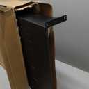 RIVECO 2U Server Rack Shelves for 19" Network Cabinet, Rack Mount Vented Cantilever Trays for Deep IT & Audio Equipment, 18" Depth, 2 PCS Black