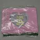 mibasies 2 PCS Initial Makeup Bags for Women: Cosmetic Bag for Travel Toiletry - Personalized Cute Makeup Pouch - Gifts for Grilfriend Wife Moms Bridesmaid - Retirement Travel Gifts - Purple E