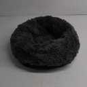 Donut Dog Bed Cat Bed Fluffy Calming Pet Bed Dog Round Bed Cat Round Bed Warm Kitten Nest Ideal for 3Kg Pet, Small, Dark Light