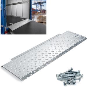 42" x 11.5" Hinged Trailer Door Slider Plate Floor Gap Cover Ramp