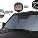 Covercraft UVS100 Custom Windshield Sunscreen for 2017-2026 Tesla 3 - Blue Metallic