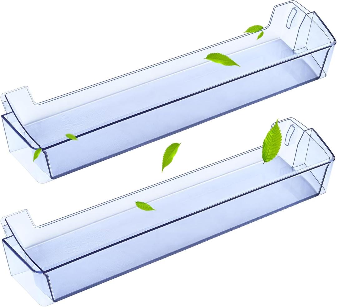 [2 PACK] DA63-08646A Refrigerator door shelf bin replacement(Large), Compatible with Samsung Refrigerator door bin. RT21M6213SG RT21M6213SR RT21M6213WW RT21M6215SG RT21M6215SR RT21M6215WW AP6241329