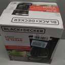 BLACK+DECKER 12-Cup Digital Coffee Maker, Programmable, Washable Basket Filter, Sneak-A-Cup, Auto Brew, Water Window, Keep Hot Plate, Black