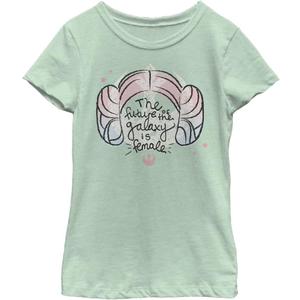 STAR WARS Girls' The Future (Green, S)
