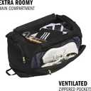 adidas Defender 5 Duffel Bag Premium Duffle for Sports, Gym & Travel, Medium
