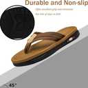 Mens Flip Flops Thong Sandals Lightweight Comfortable Summer Beach Slides Soft Cushion Footbed Open Toe Slippers for Pool Showers Dorms Water Friendly Indoor and Outdoor (XL)
