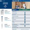 GE Reverse Osmosis Under Sink Remineralization & Replacement Filter, Fits GE GXRV40TBN, GXRQ18NBN, GNRQ18NBN Filtration Systems, Replace Every 12 Months, FQ18RT