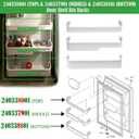 240338001 (TOP) & 240337901 (MIDDLE) & 240338101 (BOTTOM) Door Shelf Bin Racks Compatible with Frigidaire Refrigerator