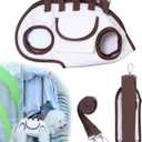 Carry Sling for Small Dogs,Breathable Dog Carrier Bag,Portable Pet Carrier Sling with Adjustable Leash (M, 8.8~14.3 lbs)