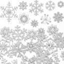 45 Pieces Pearl Rhinestone Buttons Faux Pearl Embellishments Snowflake Brooch Alloy Floral Pendants for Jewelry Making Crafts Clothes Bags Shoes Supplies and Wedding Bouquet, 9 Styles (Silver)