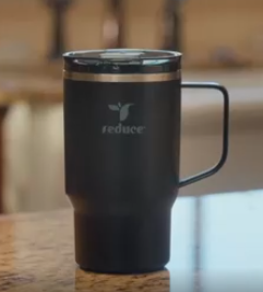 REDUCE Hot1 18 oz Hot1 Stainless Steel Insulated Mug with Temperature Adjusting Lid - Dual-Wall Vacuum, Cupholder Friendly - Keeps Drinks Hot for 6 Hours - Ideal for Coffee, Tea & Other - Java