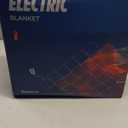 Bedsure Heated Blanket Throw Blanket - Fast Heating Electric Blanket, Soft Flannel Heated Throw with 4 Time Settings, 6 Heating Settings, Warm Gifts for Grandma & Grandpa & Seniors (50“x60”, Grey)