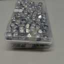 3 x 90Pieces M8-1.25mm Nylon Lock Nuts,SpzcdZa 304(A2-70) Stainless Steel LockNuts for Industrial and Construction Fasteners;Standard Metric Thread Nylock Nuts