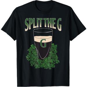 Split Divided The G T-Shirt, XL, Black