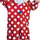 Rubies Dotted Clown Costume for Adults, Unisex One Size