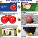 Bocce Ball Set 107mm/, Regulation Size & Weight, 8 Resin Bochi Balls with Pallino, Carrying Bag, Measuring Rope, Outdoor Sports Backyard Lawn Court Game Gift for Family & Beach (2-8 Players)