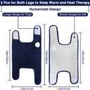 Heated Knee Wrap - 2 Pcs Hands-Free Electric Heating Pad for Knee Pain Relief, Arthritis & Knee Fatigue, Fast Heating with Adjustable Temperature 86 to 158 & 10-90 Min Auto-Off