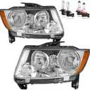 Headlights for 2011-2013 Jeep Grand Cherokee, 2011-2017 Jeep Compass