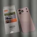 Vooii Magnetic for iPhone 17 Pro Max Case, Compatible with Magsafe (Premium Liquid Silicone) (Integrated Camera Control Button) Full Body Protective Anti-Scratch Microfiber Lining 6.9 inch, Chalk Pink