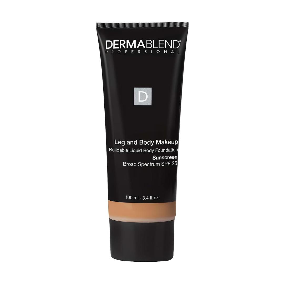 Dermablend Leg and Body Makeup Foundation with SPF 25, Medium Natural