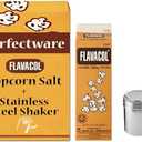 35oz Carton of Flavacol with 10oz Stainless Steel Shaker