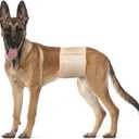 Pet Soft Male Dog Wraps - Disposable Dog Dipaers Male Wetness Indicator, Ultra Absorbent Puppy Diapers for Excitable Urination or Incontinence, 20pcs Large