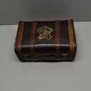Harry Potter Mini Hogwarts School Trunk - 9x6.3x4.3 Collectible Storage Case with Handle & Clasp - Features Hogwarts Crest - Decorative Keepsake Box for Fans & Collectors (Small)