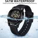 Military Silver Waterproof Sports Wrist Watches for Men Digital Tactical Mens Sport Watches Waterproof Military