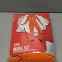 fun shack Tuxedo Costume for Men Orange or Blue Suit Men's Funny 90s Movie Character, Halloween Costumes for Men (Medium)