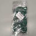 2 x 4 Pcs Dark Green Bows Set Accessories for Hair, Dark Green Scrunchie and Alligator Hair Clips Long Ponytail Bow Knot Linen Satin Hair Accessories for Women and Girls (3 Styles)