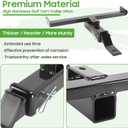 10L0L Golf Cart Bumper Trailer Hitch Suitable for EZGO RXV 2008+ Models,Trailer Hitch Fit for Golf Cart Backseat Footrest