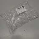 Veemoon 100pcs Round Vending Machine Capsule, 1.1inch/28MM Refillable Gumball Machine Capsules Ball Clear Plastic Round Candy Ball Bulk Prizes Gumball for Easter Basket Stuffers DIY Craft Supplies