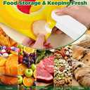 2 in 1 Bag Cutter and Sealer, Mini Bag Sealer with Cutter, USB Rechargeable Bag Sealer, Portable Bag Resealer for Plastic Bags Snacks & Food Storage (White)