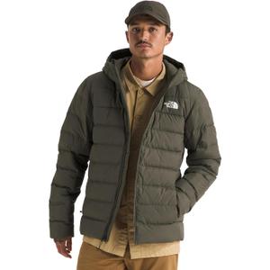 The North Face Men's Aconcagua 3 Hooded Jacket - Insulated Winter Coat, Wind & Water Resistant, Durable Attached Hood, New Taupe Green, Large